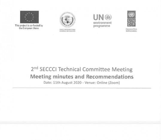 2nd SECCI TECHNICAL COMMITTEE MEETING Meeting minutes and Recommendations