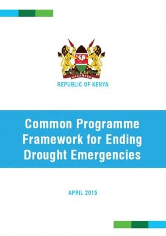Common Programme Framework for Ending Drought Emergencies