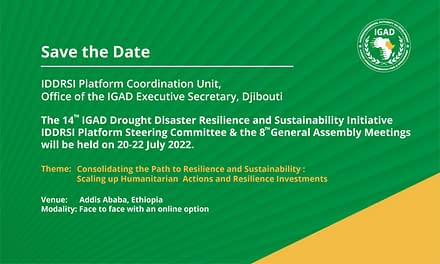 Save the date for the 14th IDDRSI Platform Steering Committee Meeting and 8th General Assembly Meeting
