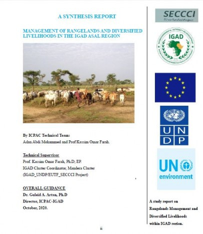 A synthesis report on Management of Rangelands And Diversified Livelihoods In the IGAD Asal region