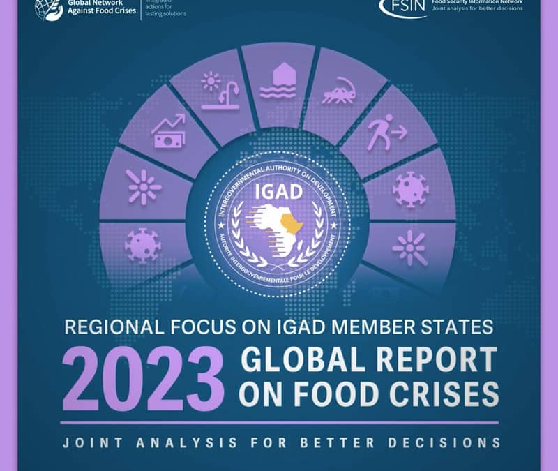 Regional Focus of the Global Report on Food Crises 2023 – Number of people facing acute food insecurity rose to over 55 million across the IGAD region in 2022